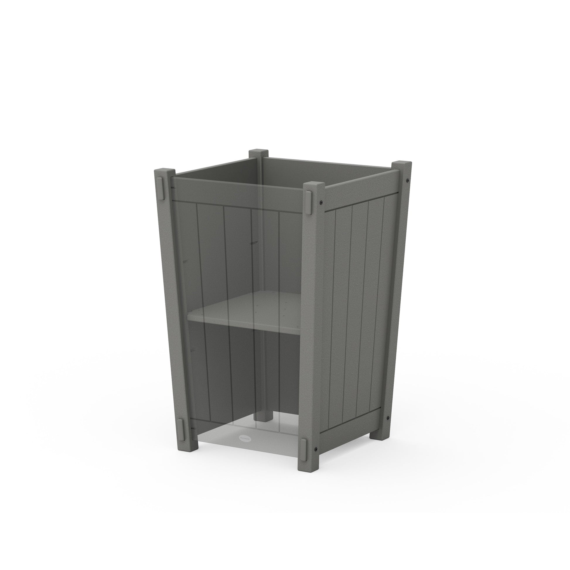 POLYWOOD Vineyard Large Tapered Square Planter Box