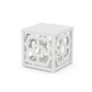 POLYWOOD Chinoiserie Umbrella Stand Accent Table — White