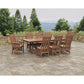 POLYWOOD Acadia 9-Piece Farmhouse Dining Set with Trestle Legs