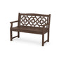 POLYWOOD Chinoiserie 48" Garden Bench — Mahogany