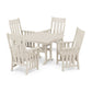 POLYWOOD Acadia 5-Piece Farmhouse Dining Set — White