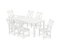 POLYWOOD Braxton 7-Piece Parsons Dining Set — White