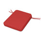 POLYWOOD Chinoiserie Rocker Seat Cushion — Crimson Linen