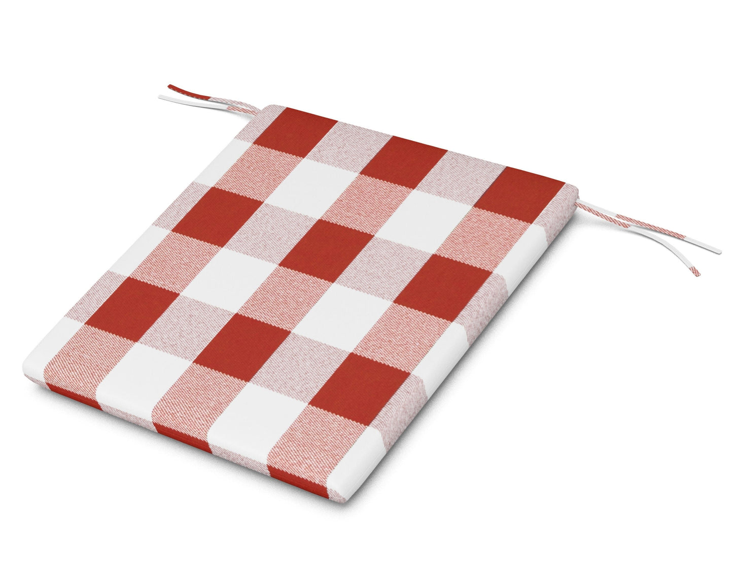 POLYWOOD AL100 Seat Pad — Buffalo Plaid Crimson