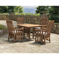 POLYWOOD Acadia 5-Piece Farmhouse Dining Set