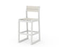 POLYWOOD EDGE Sling Bar Side Chair — Vintage White / Parchment Sling