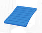 POLYWOOD 600 Series Straight Adirondack Connecting Table — Pacific Blue