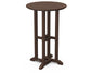 POLYWOOD 24" Round Farmhouse Counter Bistro Table — Mahogany