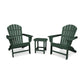 POLYWOOD South Beach Adirondack 3-Piece Set FREE SHIPPING