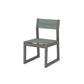 POLYWOOD EDGE Sling Dining Side Chair — Driftwood / Dupioni Sea Mist Sling