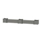 POLYWOOD 60" Vineyard Straight Double Planter Storage Bench Set- Large — Slate Grey