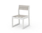 POLYWOOD EDGE Sling Dining Side Chair — White / Birch Sling