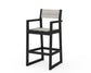 POLYWOOD EDGE Sling Bar Arm Chair — Black / Birch Sling