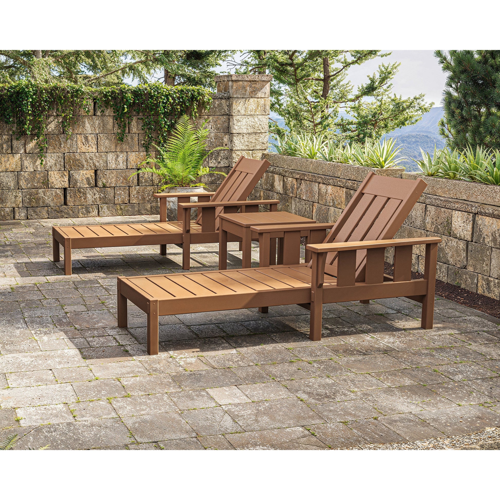 POLYWOOD Acadia 3-Piece Chaise Set