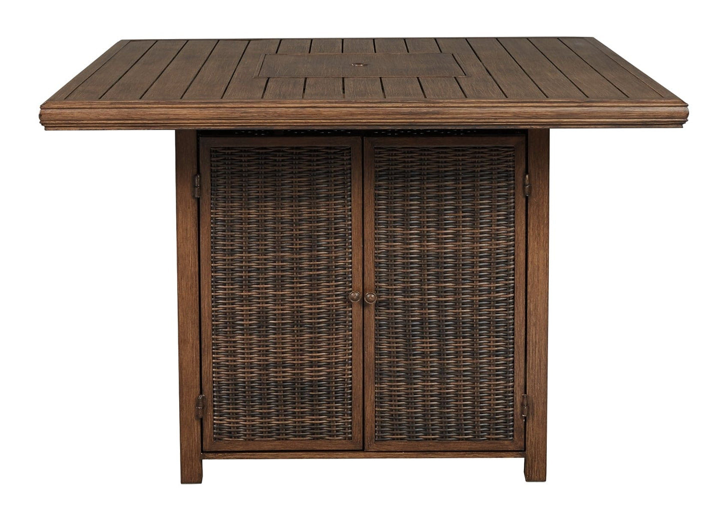 Paradise Trail Square Bar Table w/Fire Pit