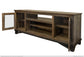 2 Door TV Stand for Wall Unit