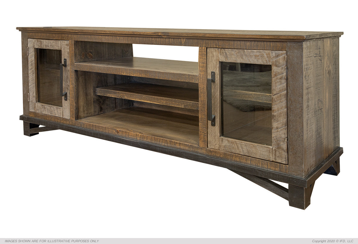 2 Door TV Stand for Wall Unit