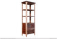 Antique Multi-color, 8 Drawer TV-Stand