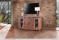 70" TV Stand w/4 Doors & Shelves