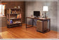 Desk w/Wood Top & Iron Base