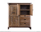 3 Drawer, 1 Sliding Door, 2 Door Gentleman's Chest