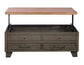 Bear Creek Lift-Top Cocktail Table, Brown