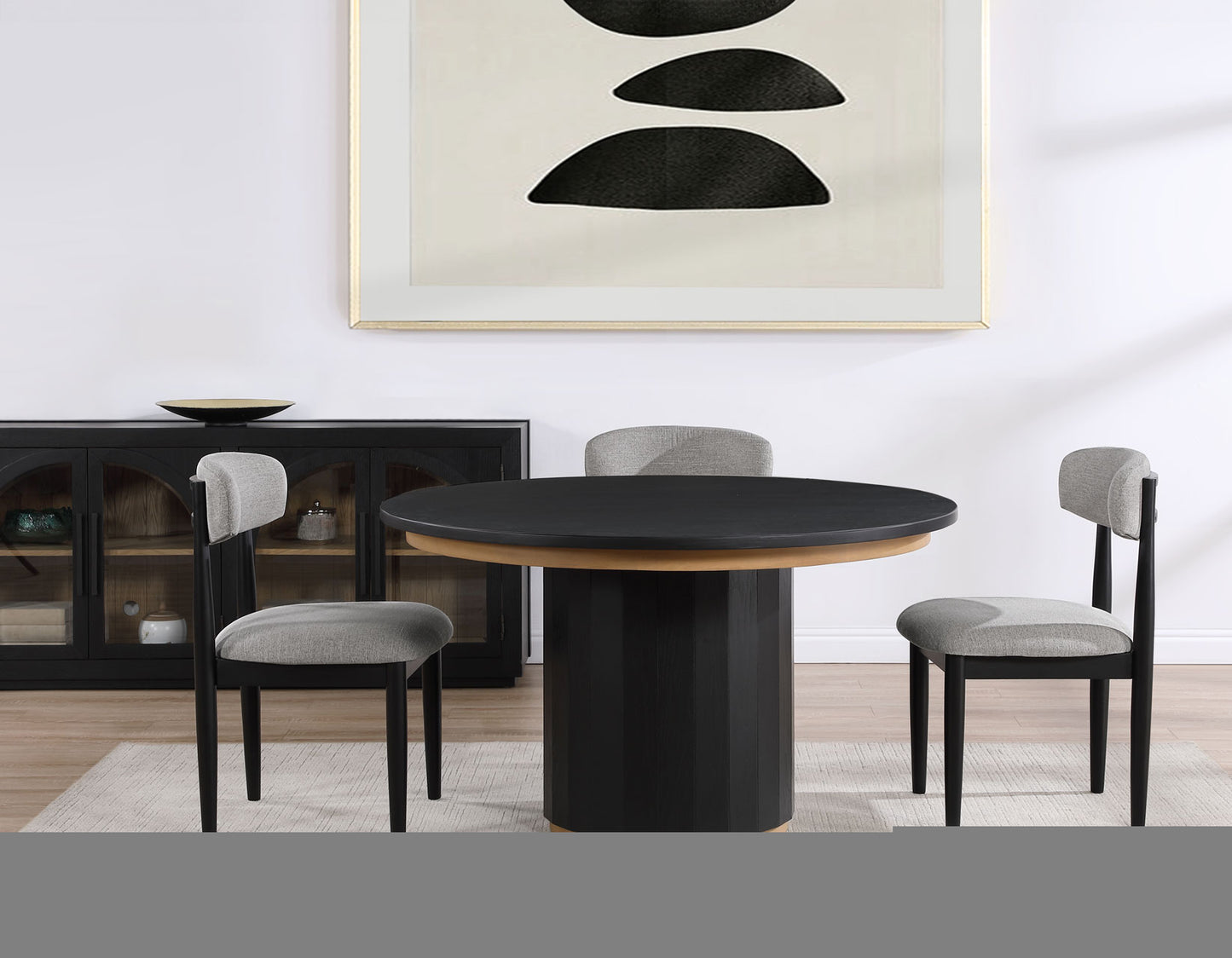 Magnolia Cathedral Doored Server, Black