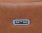 Natalia Dual-Power Reclining Console Loveseat, Coach