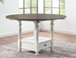 Joanna 5 Piece Drop-leaf Counter Set
(Counter Table & 4 Counter Chairs)
