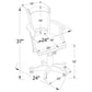 Turk Upholstered Swivel Dining and Game Chair Tobacco