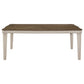Ronnie 5-piece Rectangular Dining Table Set Rustic Cream