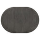 Lavon 5-piece Oval Extension Leaf Dining Set Medium Grey