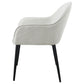 Emma Fabric Upholstered Dining Arm Chair Fog Grey (Set of 2)