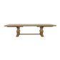 Florence 126-inch Extension Dining Table Rustic Honey
