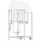 Jackson 5-piece Multipurpose Counter Height Table Set White