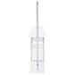 Risley 2-door Circular LED Wine Cabinet White High Gloss