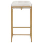 Nadia Upholstered Backless Bar Stool Beige (Set of 2)