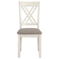 Fortress 7-piece Rectangular Dining Set Vintage Vanilla