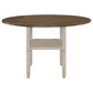Sarasota 60-inch Extension Counter Dining Table Rustic Cream