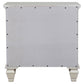 Sandy Beach 3-drawer Nightstand Cream White