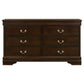 Louis Philippe 4-piece Full Bedroom Set Cappuccino
