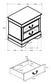 Louis Philippe 4-piece Eastern King Bedroom Set Cappuccino