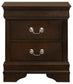 Louis Philippe 4-piece Eastern King Bedroom Set Cappuccino