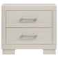 Jessica 4-piece Eastern King LED Bedroom Set Snow White
