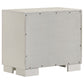 Jessica 4-piece Eastern King LED Bedroom Set Snow White