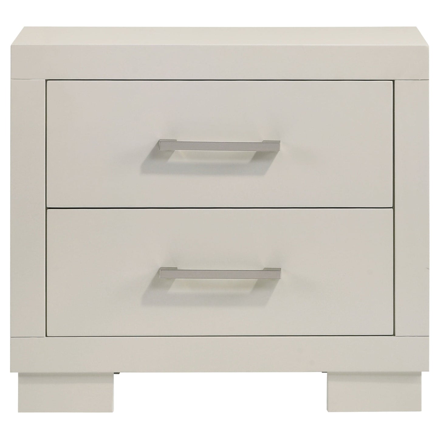 Jessica 6-piece Eastern King LED Bedroom Set Snow White