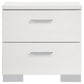 Felicity 4-piece Eastern King Bedroom Set White High Gloss