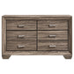 Kauffman 4-piece Eastern King Bedroom Set Washed Taupe