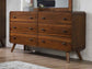 Robyn 6-drawer Bedroom Dresser Dark Walnut