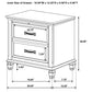 Franco 4-piece Queen Bedroom Set Distressed White
